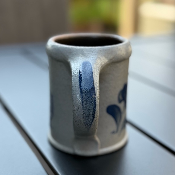 Rare Vintage Rockdale Union Stoneware Pottery Sheep Salt Glaze Mug - Picture 3 of 6